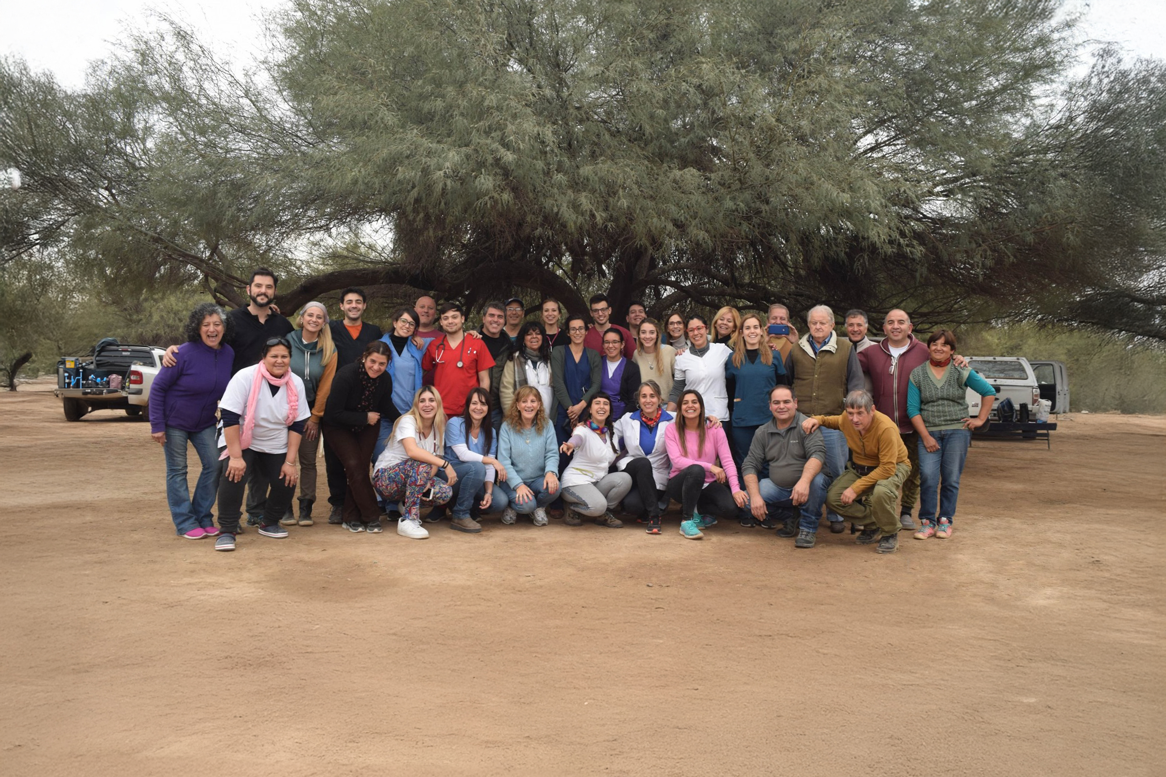 Grupo de voluntarios de Una Gota de Salud